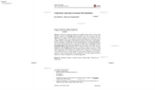 Using linear regression to measure bird abundance